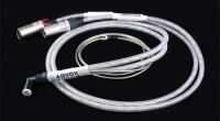 AQVOX Silver Balanced Tonearm Cable 90 degree DIN to RCA (1.2M) - NEW OLD STOCK